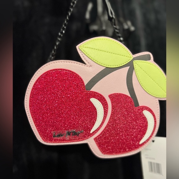 BETSEY JOHNSON, LUV BETSEY SUPER CUTE
Cherry 🍒 Glitter Crossbody Bag (NWT) - Picture 8 of 17